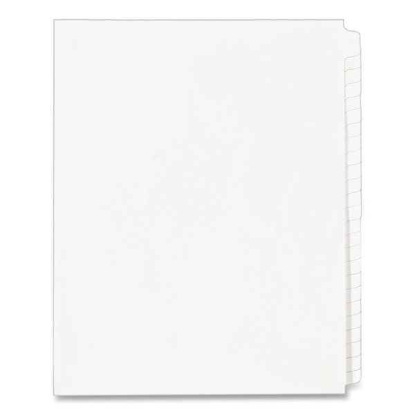 Avery Dennison Index SideTab Blank 25, White, PK25 11959